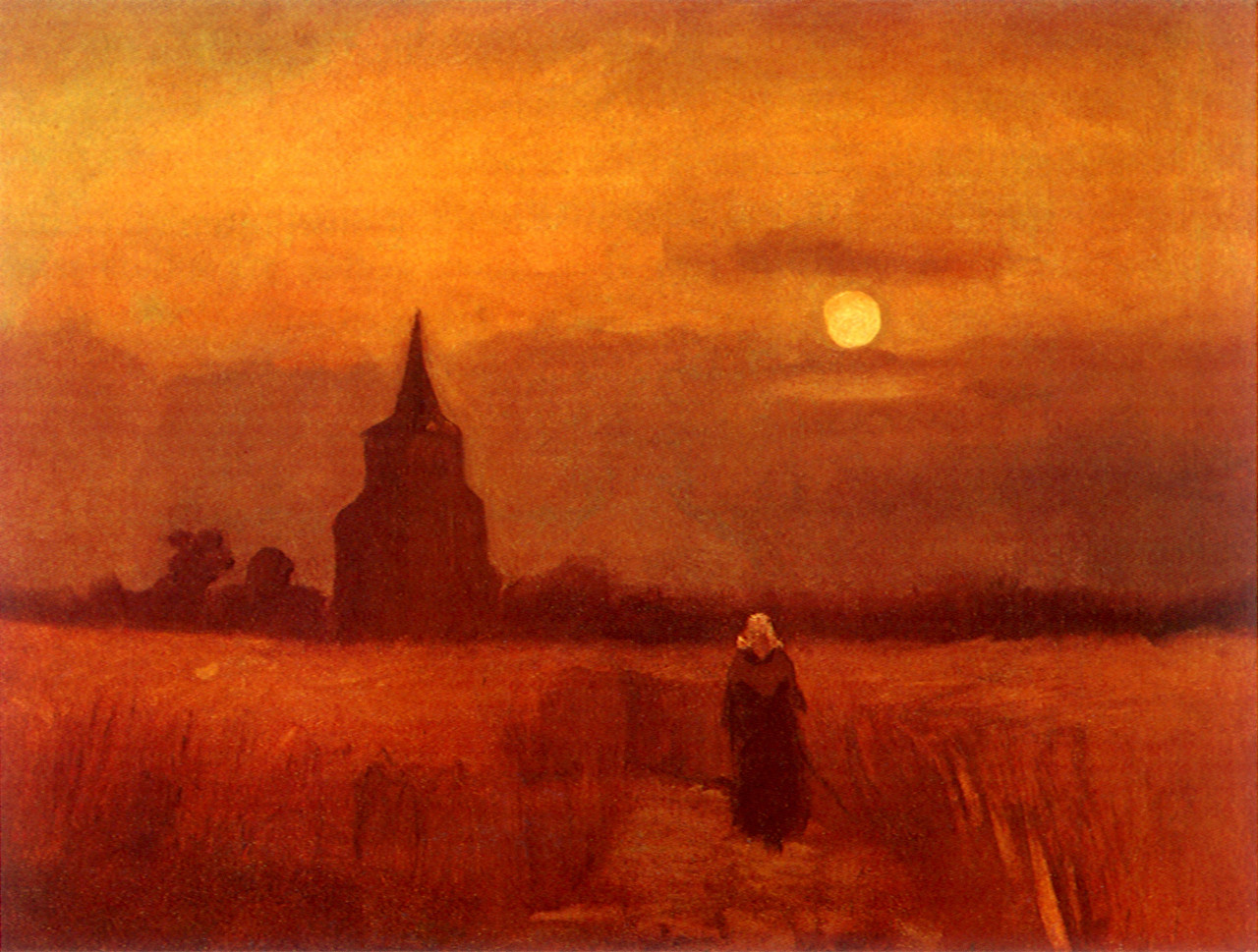vincent_van_gogh_the-old-tower-in-the-fields-1884_thirddime
